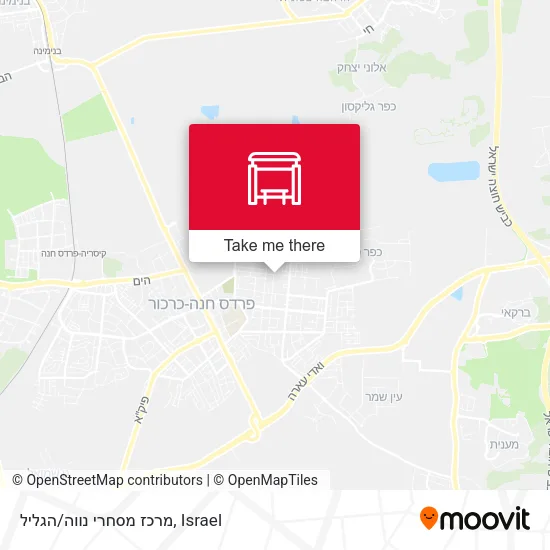 Карта מרכז מסחרי נווה/הגליל
