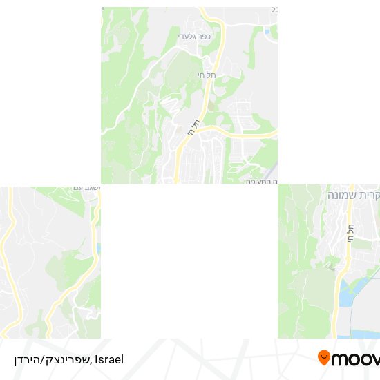 Карта שפרינצק/הירדן