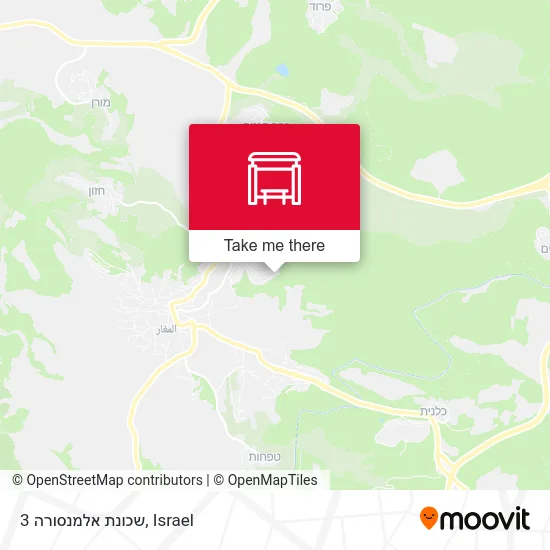 Карта שכונת אלמנסורה 3