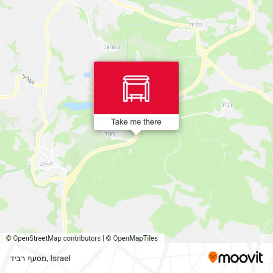 Карта מסעף רביד