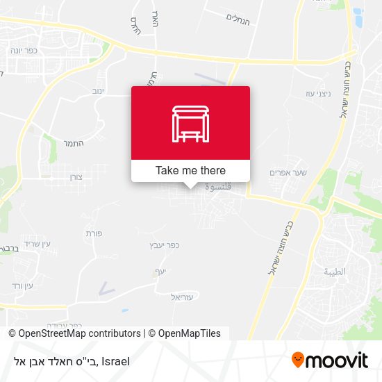 בי''ס חאלד אבן אל map
