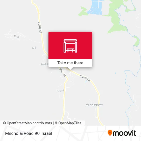 Mechola/Road 90 map
