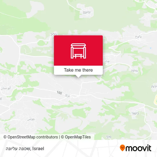 Карта שכונה עליונה