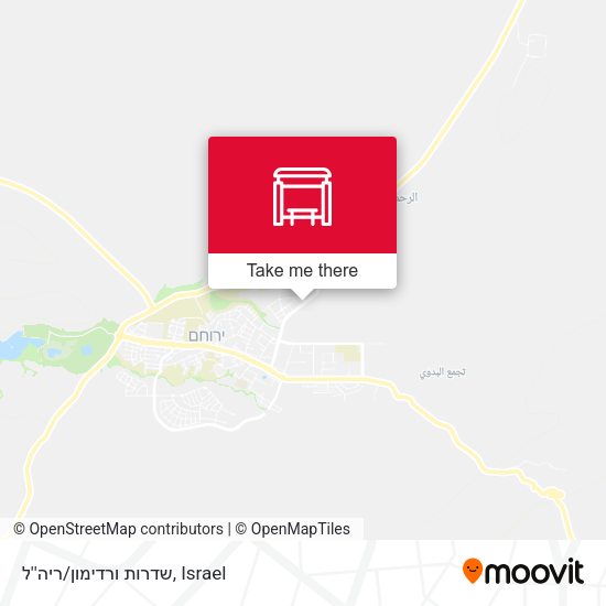 שדרות ורדימון/ריה''ל map