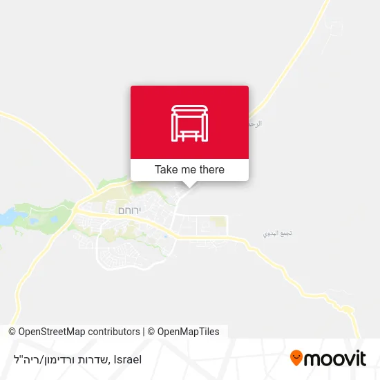 Карта שדרות ורדימון/ריה''ל