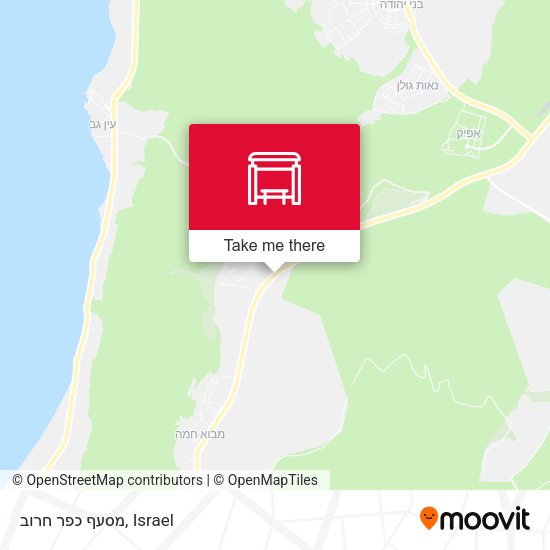 Карта מסעף כפר חרוב
