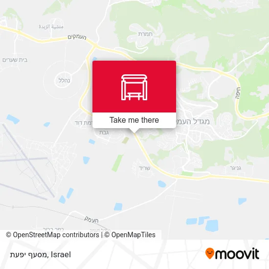 Карта מסעף יפעת