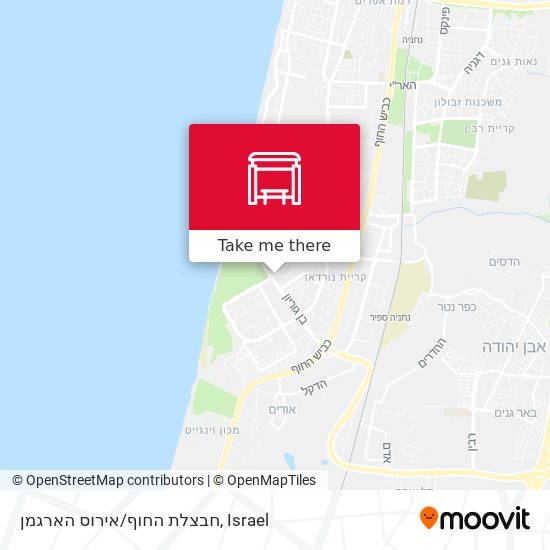 חבצלת החוף/אירוס הארגמן map