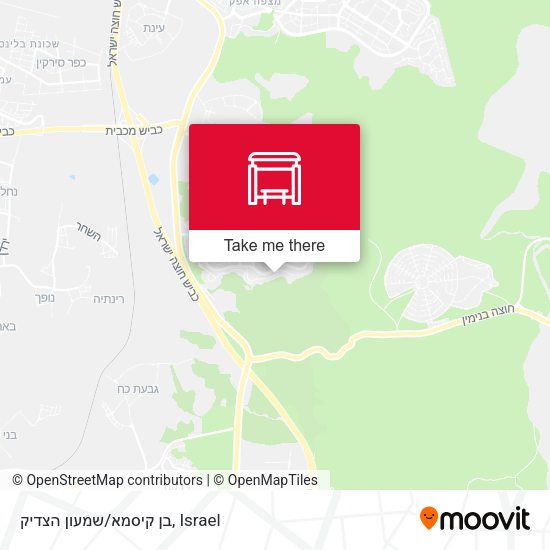 בן קיסמא/שמעון הצדיק map