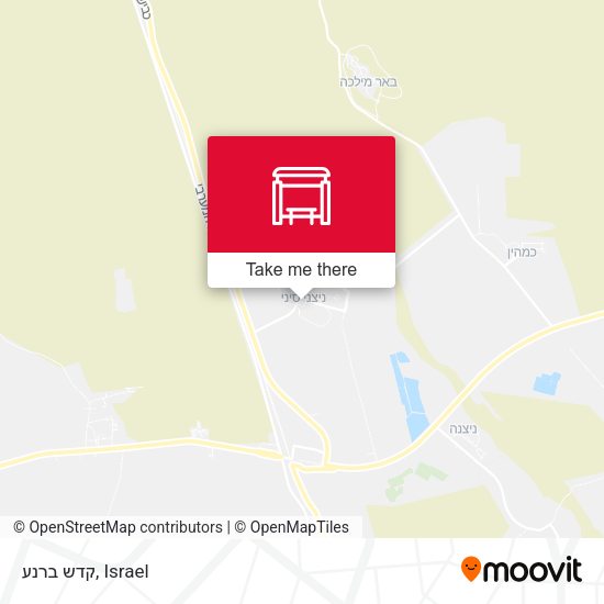 Карта קדש ברנע