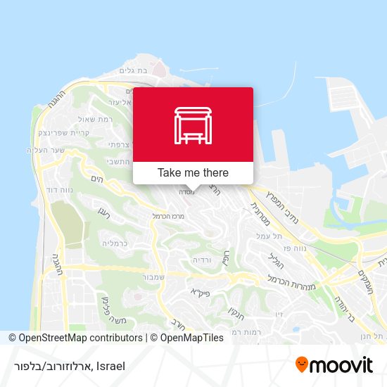 Карта ארלוזורוב/בלפור