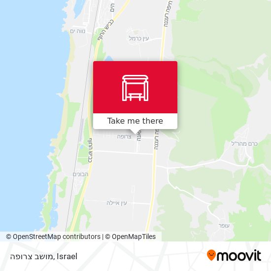 מושב צרופה map