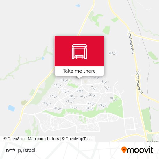 גן ילדים map