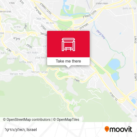 Карта האלון/הדקל