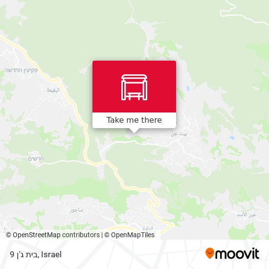בית ג'ן 9 map