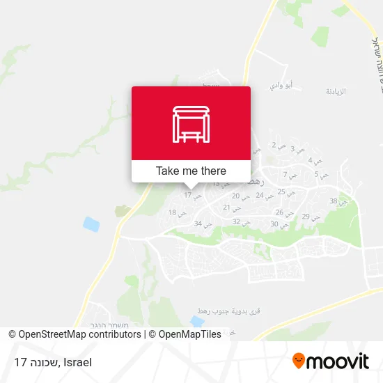 Карта שכונה 17