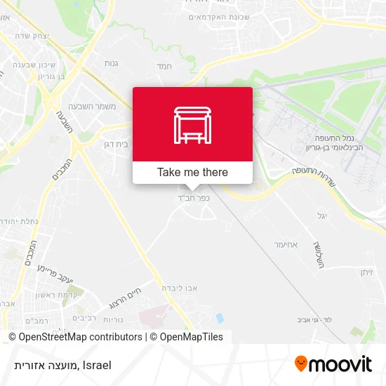 Карта מועצה אזורית