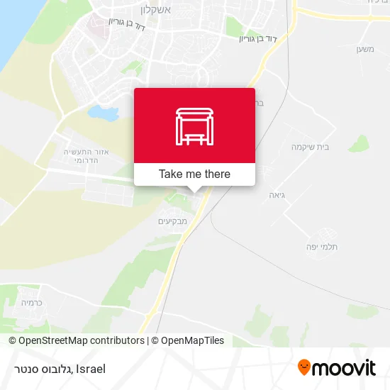 גלובוס סנטר map