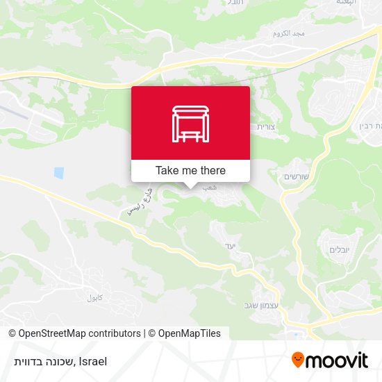 שכונה בדווית map