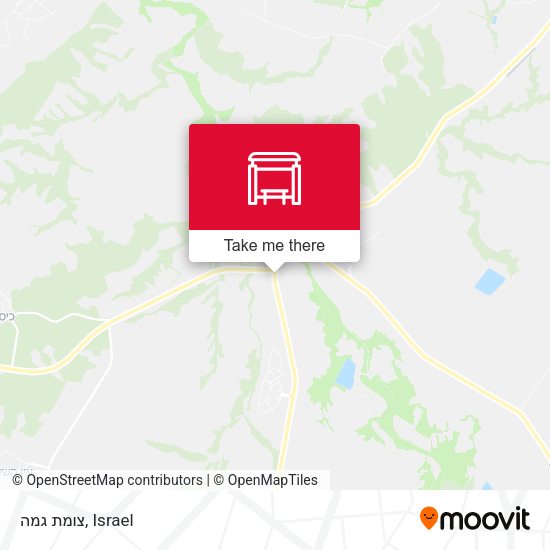 Карта צומת גמה