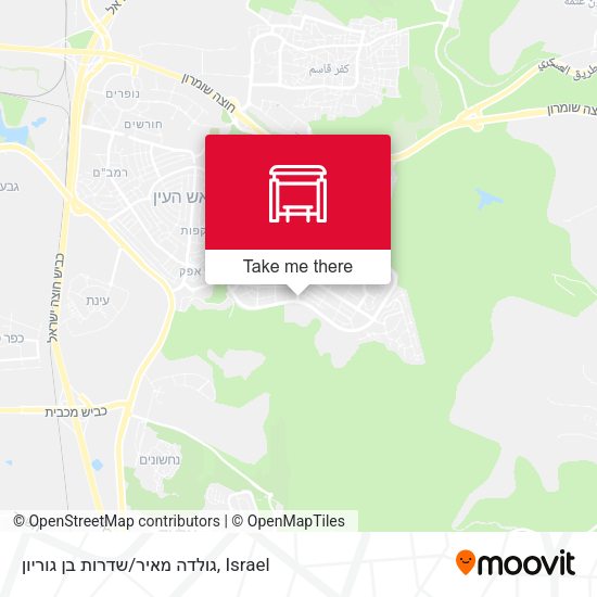 גולדה מאיר/שדרות בן גוריון map