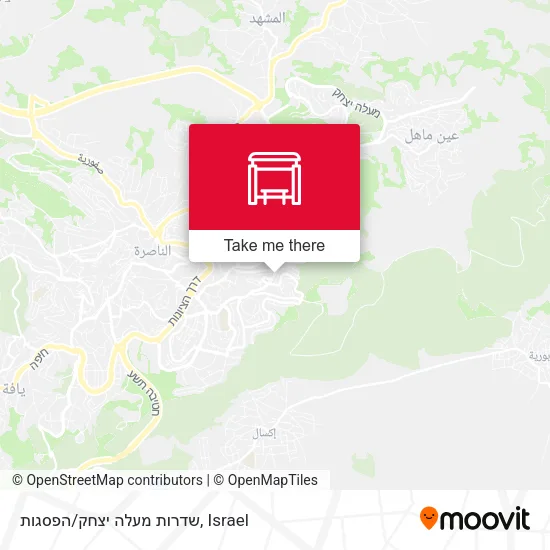 Карта שדרות מעלה יצחק/הפסגות