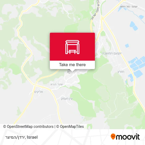 Карта ירדן/המיצר