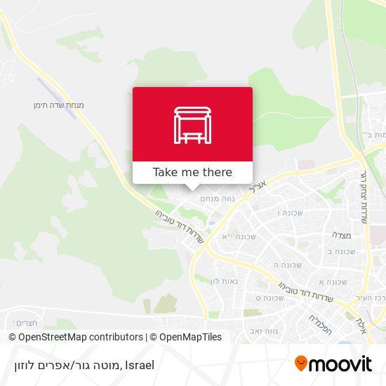 מוטה גור/אפרים לוזון map