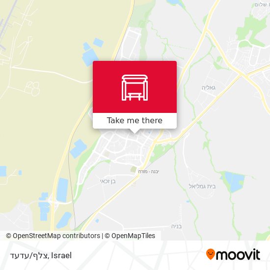 צלף/עדעד map