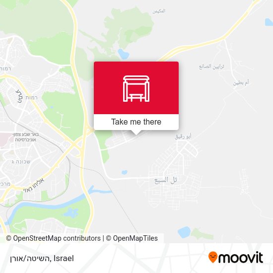 השיטה/אורן map