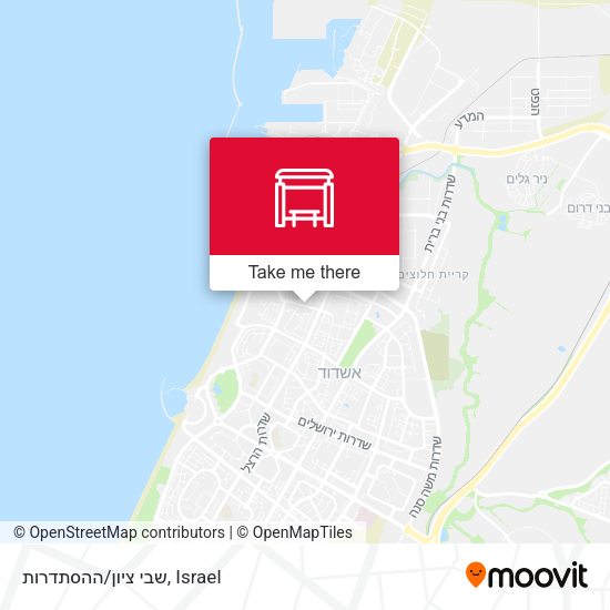 שבי ציון/ההסתדרות map