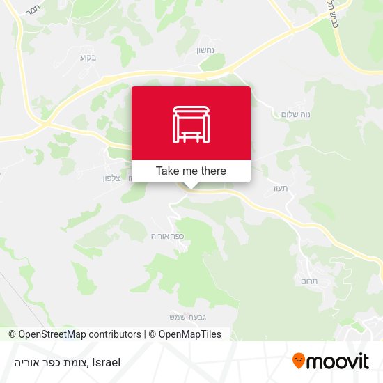 צומת כפר אוריה map