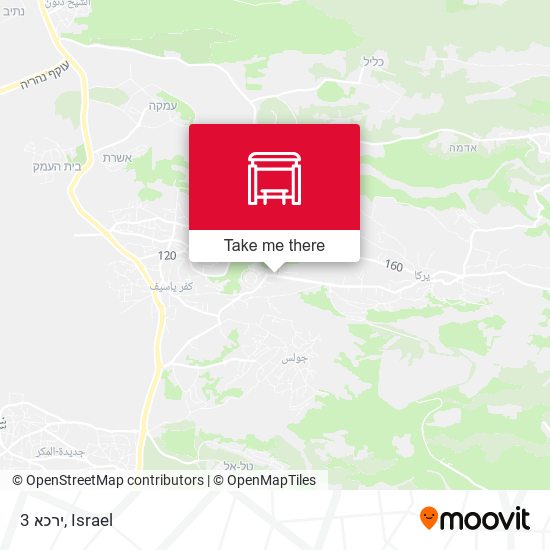 Карта ירכא 3