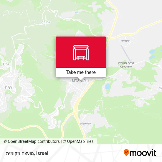 Карта מועצה מקומית