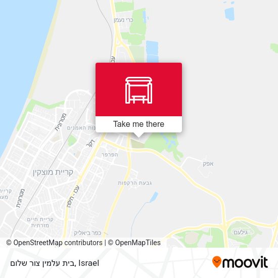 בית עלמין צור שלום map