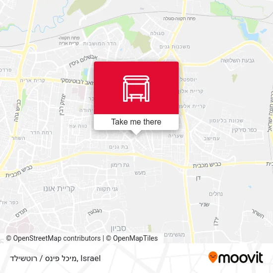 Карта מיכל פינס / רוטשילד
