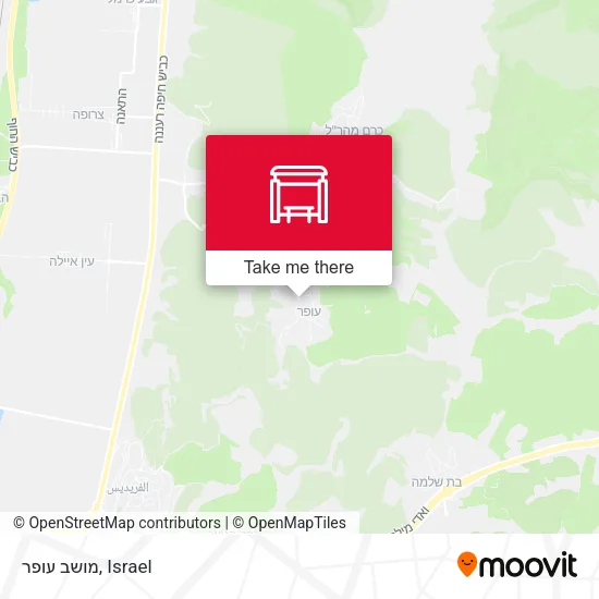 Карта מושב עופר