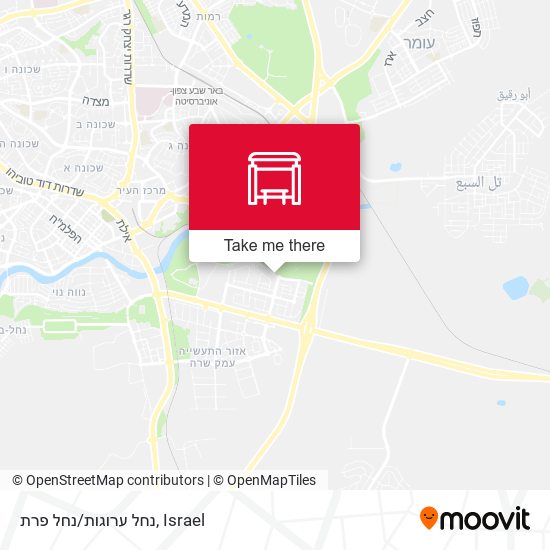 נחל ערוגות/נחל פרת map
