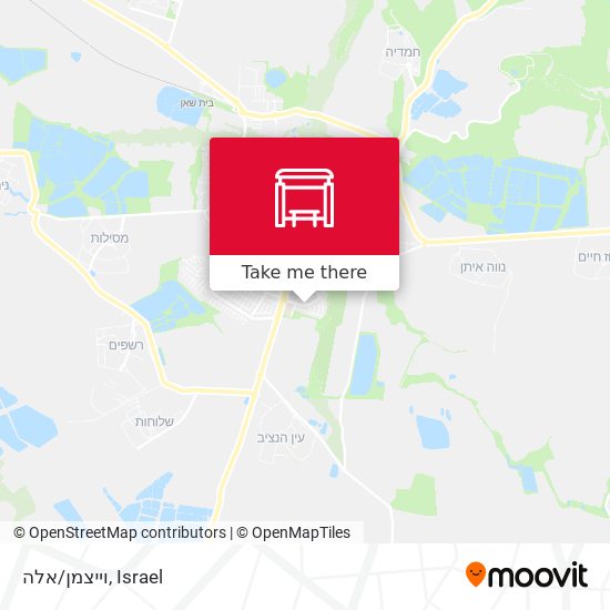 וייצמן/אלה map