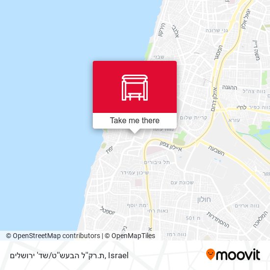Карта ת.רק''ל הבעש''ט/שד' ירושלים