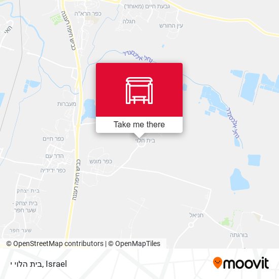 בית הלוי י map