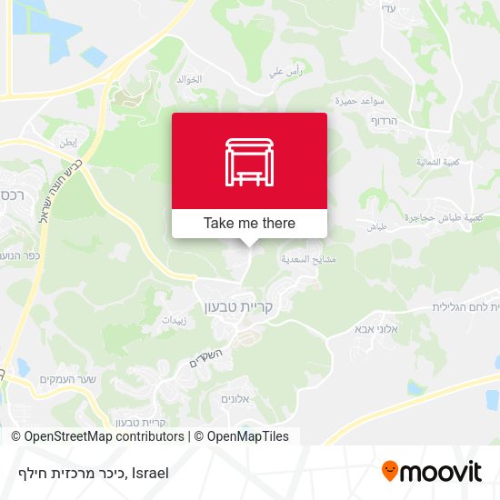 כיכר מרכזית חילף map