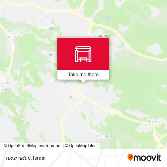 Карта מע'אר יציאה