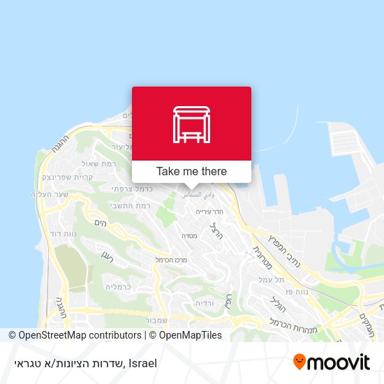 שדרות הציונות/א טגראי map