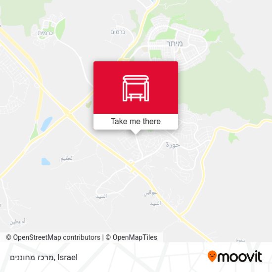 מרכז מחוננים map