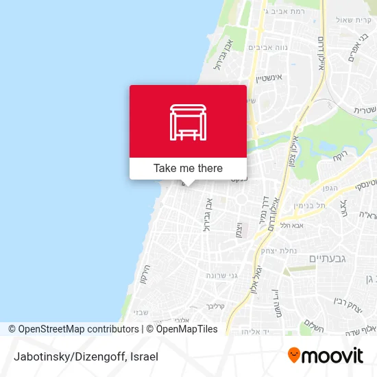 Jabotinsky/Dizengoff map