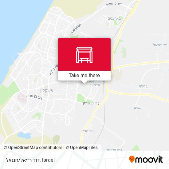 דוד רזיאל/חננאל map