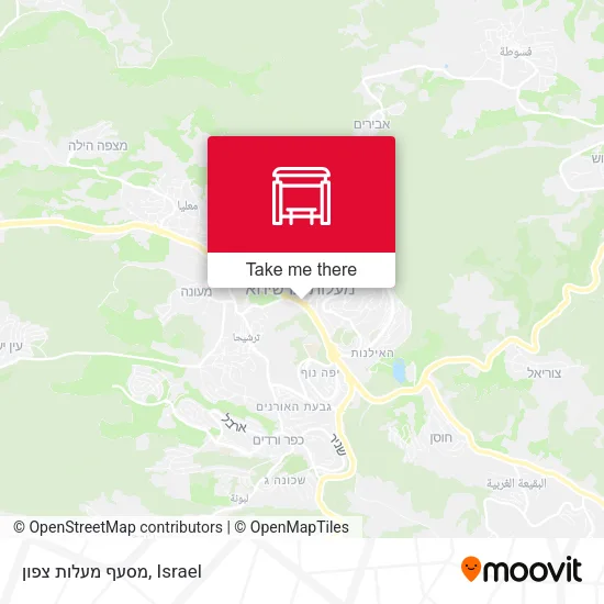 Карта מסעף מעלות צפון