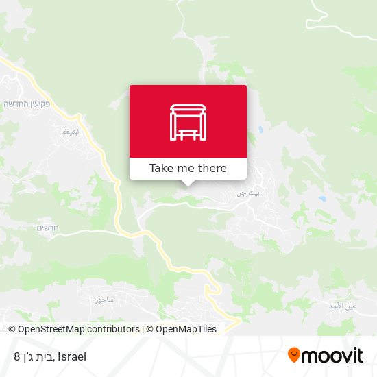 בית ג'ן 8 map