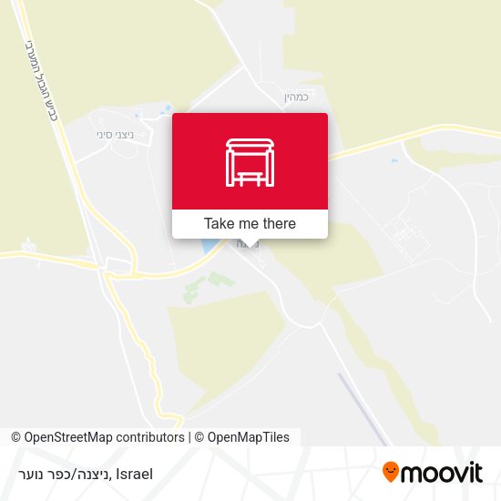ניצנה/כפר נוער map